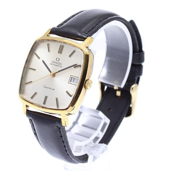 OMEGA Geneve 162.0060 Square Cal.1012 Date Automatic Men's Watch - Picture 1 of 13